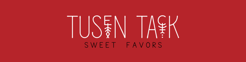 Tusentack Sweet Favors Logo